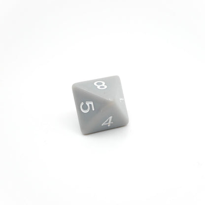 Quietus - 7 Piece DnD Dice Set | Acrylic RPG Gaming Dice