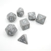 Quietus - 7 Piece DnD Dice Set | Acrylic RPG Gaming Dice