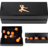 Role 4 Initiative Faux Leather Dice Box Rolling Tray Monk