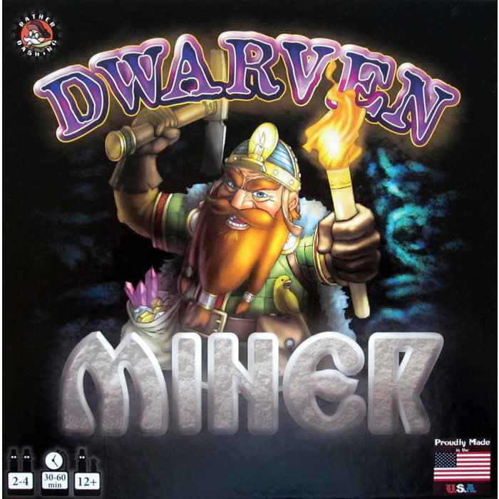 RDGDMNR Dwarven Miner Board Game Rather Dashing Games