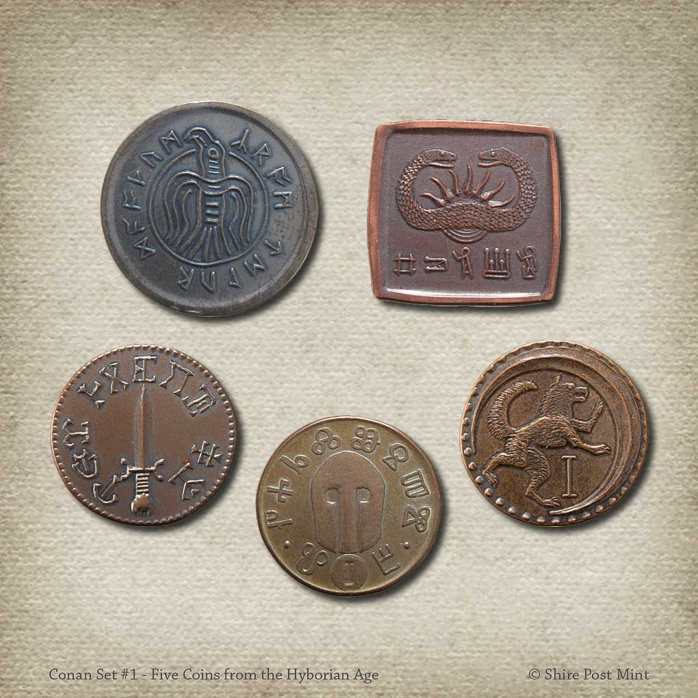 Conan Set #1 - Five Coins from the Hyborian Age