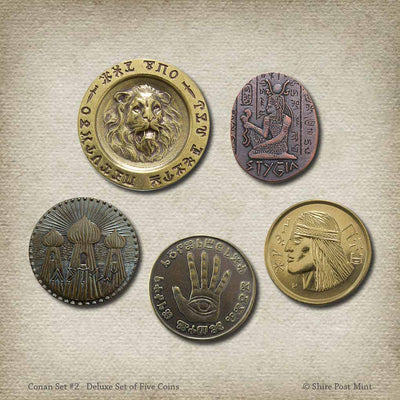 Conan Set #2 - Deluxe Set of Five Coins
