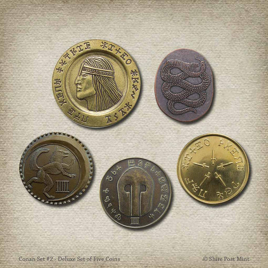 Conan Set #2 - Deluxe Set of Five Coins