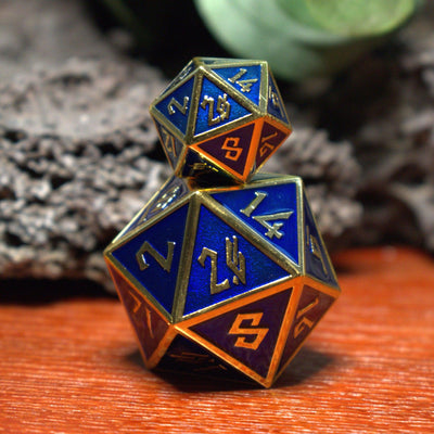 Royal Blue and Gold Metal 35mm D20