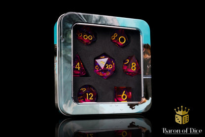 Dance Party Liquid Core RPG Dice Set | 7 Pieces