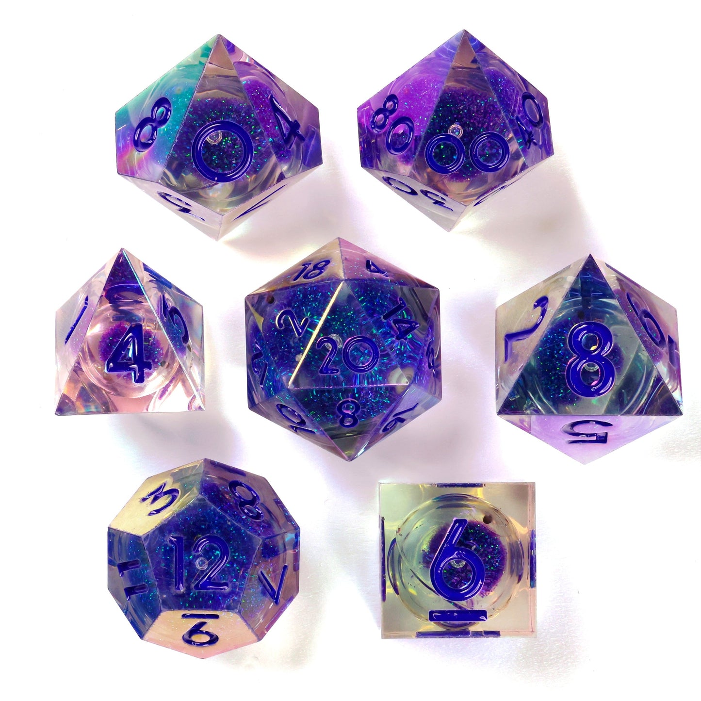 Liquid Kraken Liquid Core RPG Dice Set - 7 Pieces