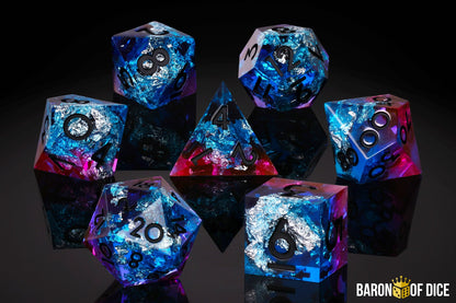Electric Rave RPG Dice Set | 7 Pieces