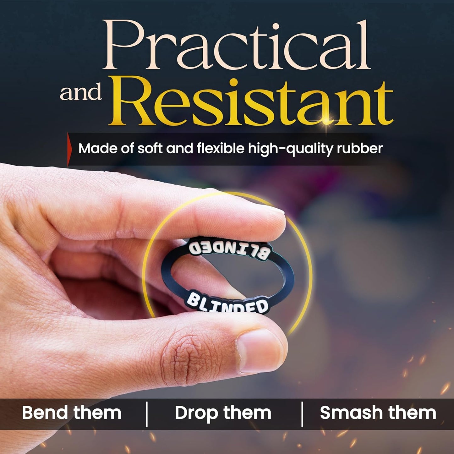 DND Condition Markers – 112 Rubber Status Rings for D&D 5E Miniatures