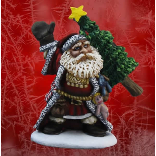RPR01525 Santa Dwarf Miniature 25mm Heroic Scale Special Edition