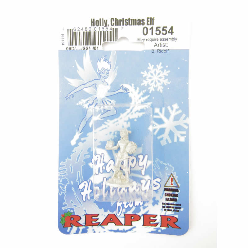 RPR01554 Holly Christmas Elf Miniature 25mm Heroic Scale Special Edition