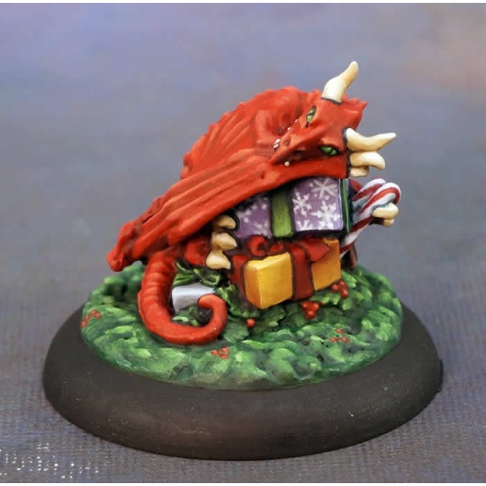 RPR01581 Christmas Dragon Hoard Miniature 25mm Heroic Scale