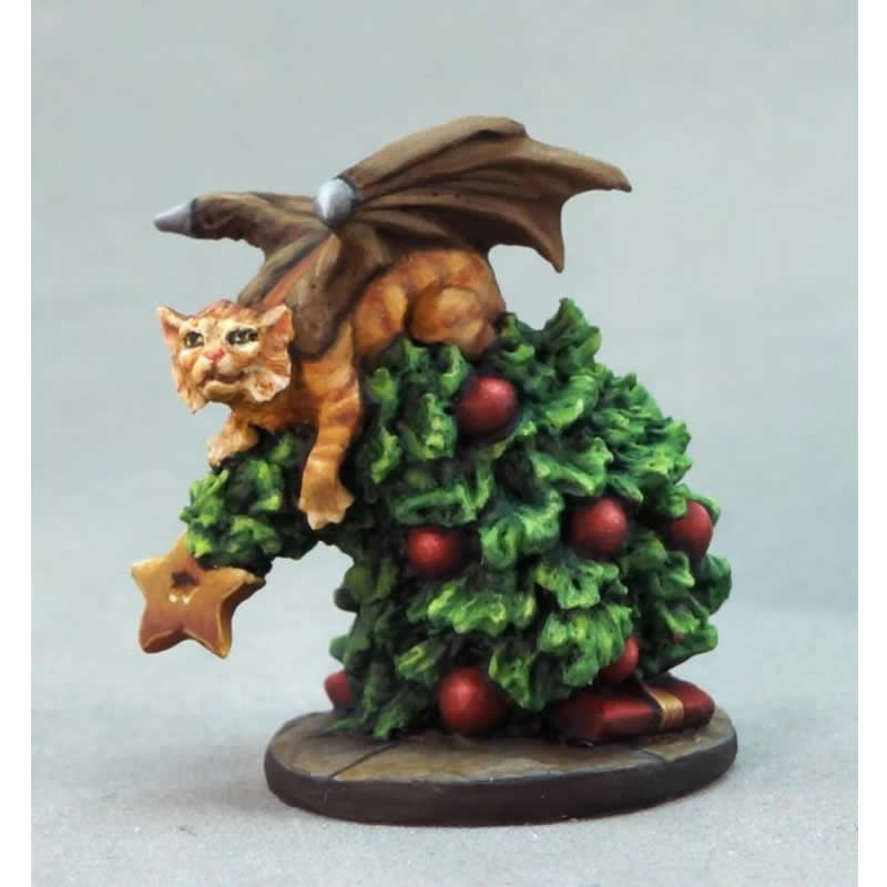 RPR01640 2019 Cat Dragon In Tree Miniature 25mm Heroic Scale Figure