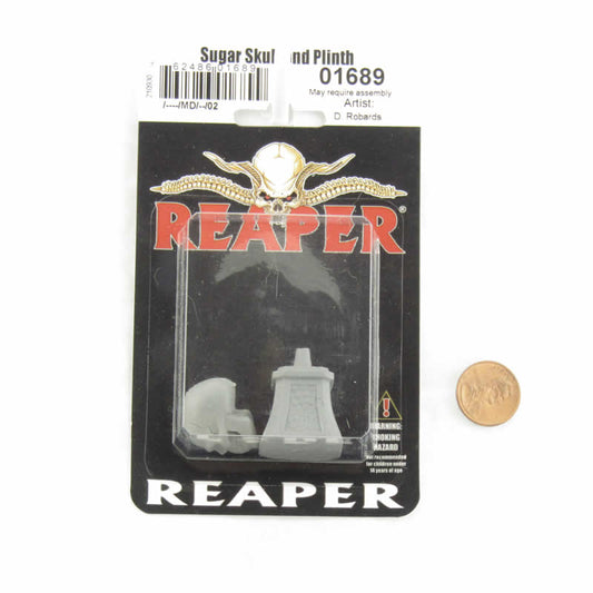 RPR01689 Sugar Skull and Plinth Miniature 25mm Heroic Scale Special Edition Figure