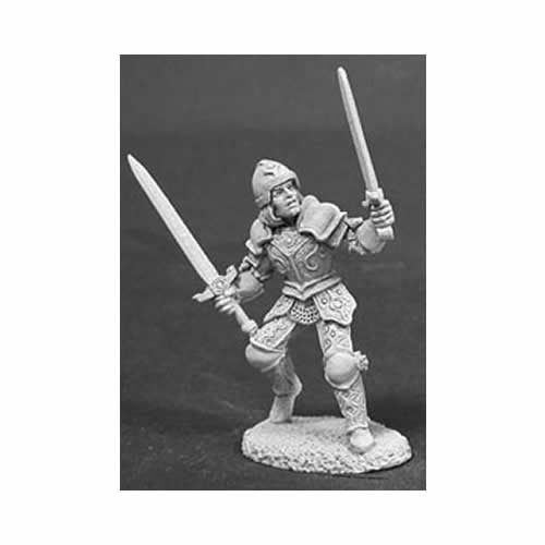 RPR02008 Garath Hawkblade Fighter Miniature 25mm Heroic Scale