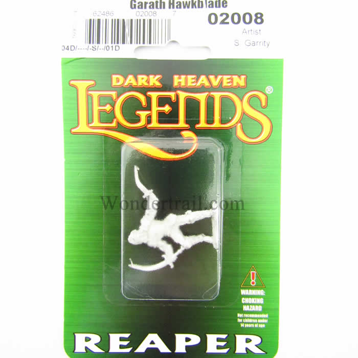 RPR02008 Garath Hawkblade Fighter Miniature 25mm Heroic Scale