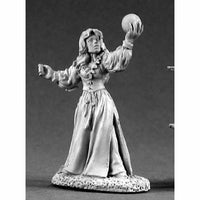 RPR02030 Sarah The Seeress Wizard Miniature 25mm Heroic Scale