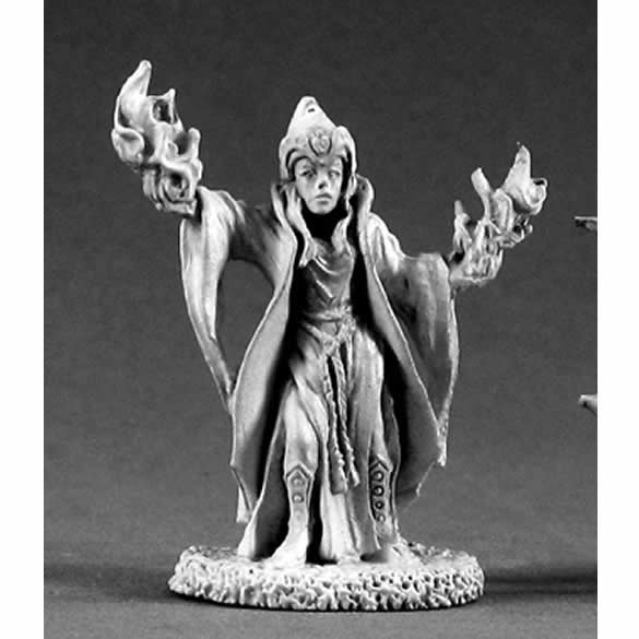 RPR02042 Merith of The Flame Wizard Miniature 25mm Heroic Scale