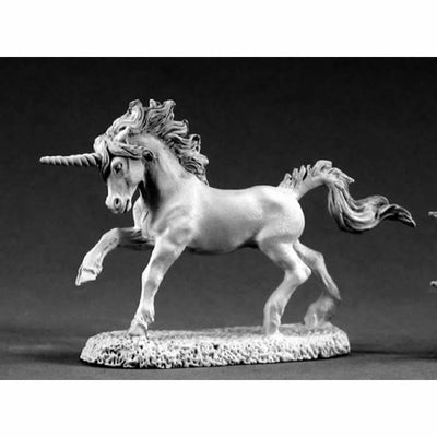 RPR02064 Silverhorn Unicorn Miniature 25mm Heroic Scale Dark Heaven