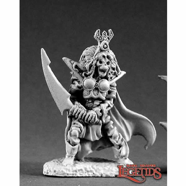 RPR02090 The Deathmistress Skeleton Miniature 25mm Heroic Scale
