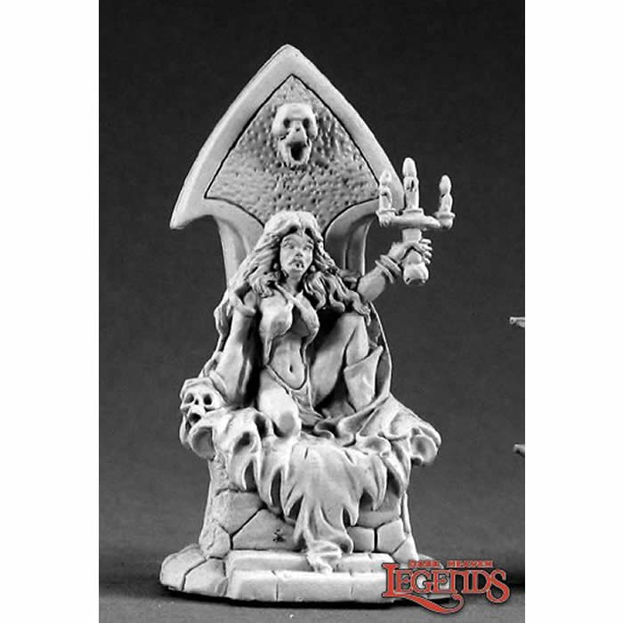RPR02107 Siobhana Of Weissburg On Throne Miniature 25mm Heroic Scale