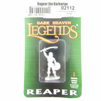 RPR02112 Ragnor The Barbarian Miniature 25mm Heroic Scale Dark Heaven Legends Reaper Miniatures