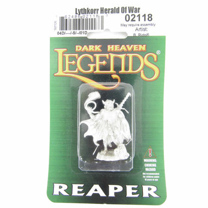 RPR02118 Lythkorr Herald Of War Demon Miniature 25mm Heroic Scale
