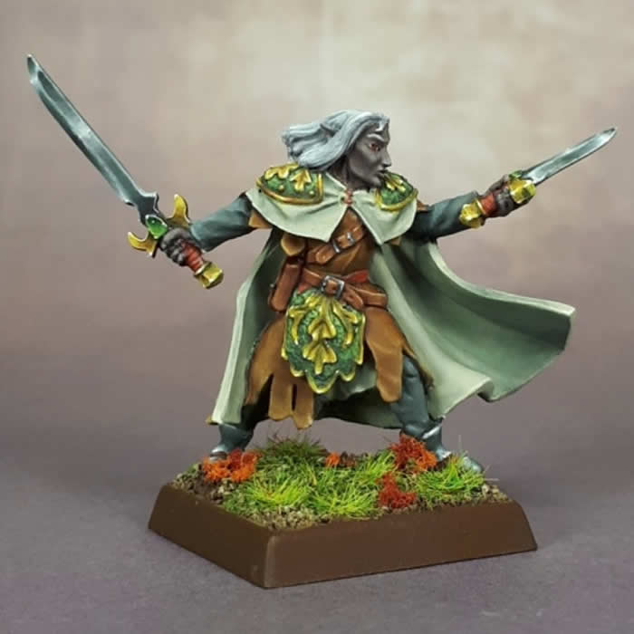 Elladan Elf Fighter Miniature 25mm Heroic Scale Dark Heaven Legends Reaper Miniatures
