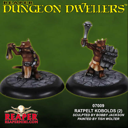 RPR07009 Ratpelt Kobolds Miniature 25mm Heroic Scale Dungeon Dwellers Reaper Miniatures