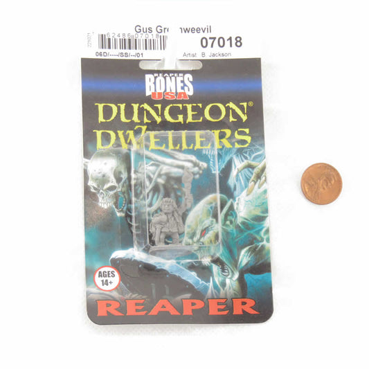 RPR07018A Gus Greenweevil Halfling Henchman Miniature 25mm Heroic Scale Figure Dungeon Dwellers