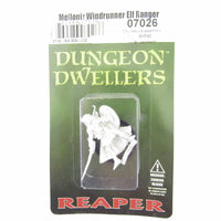 RPR07026 Elf Warrior Miniature Figure 25mm Heroic Scale Dungeon Dwellers Reaper Miniatures