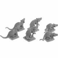 RPR07031B Giant Tomb Rats Miniature 25mm Heroic Scale Figure Dungeon Dwellers