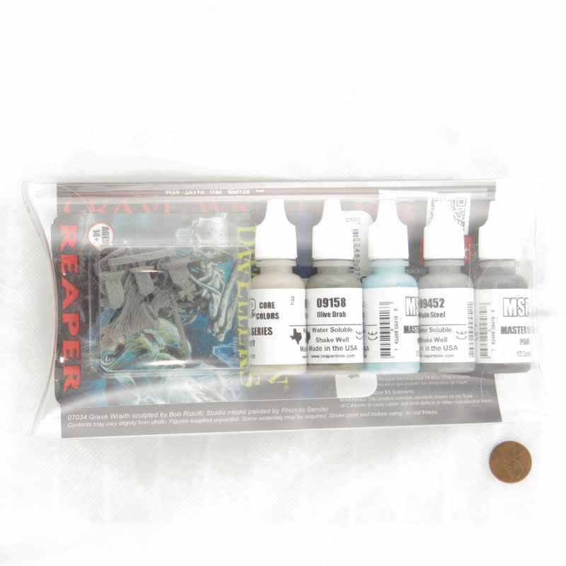 RPR09918 Grave Wraith Learn to Paint Quick Paint Kit  Acrylic Master Series Hobby Paint