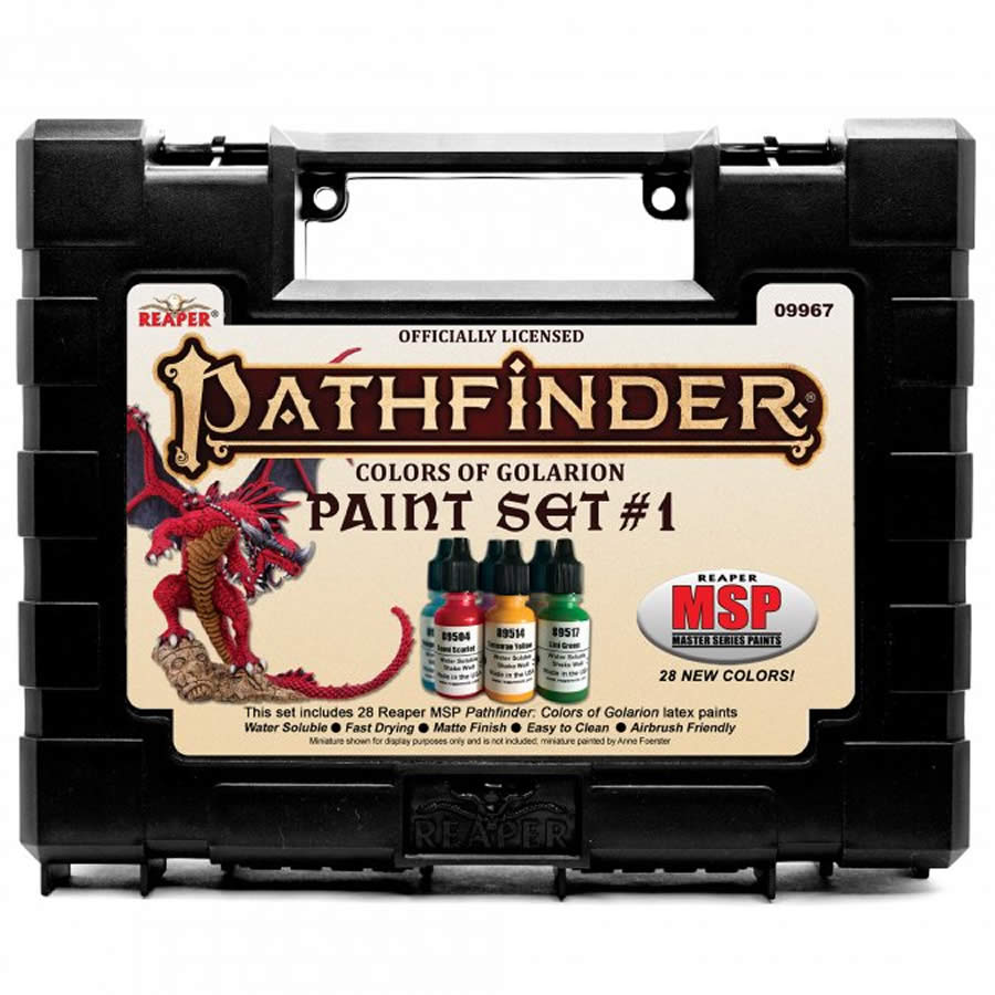 RPR09967 Pathfinder Colors of Golarion Paint Set  No 1 Acrylic Hobby Paint