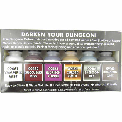 RPR09975 Dungeon Colors Paint Set Dungeon Dwellers Bones Reaper