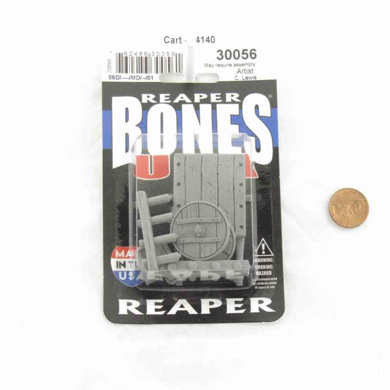 RPR30056 Cart Miniature Figure 25mm Heroic Scale Reaper Bones USA