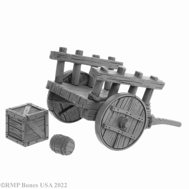 RPR30056 Cart Miniature Figure 25mm Heroic Scale Reaper Bones USA