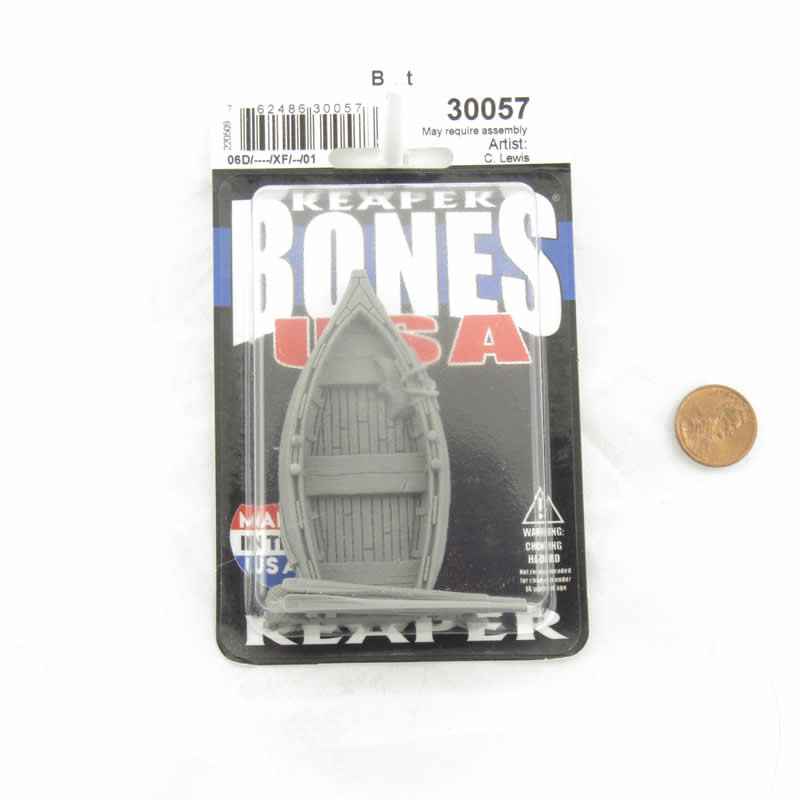 RPR30057 Boat Miniature Figure 25mm Heroic Scale Reaper Bones USA