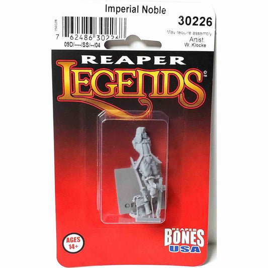 RPR30226 Imperial Noble Miniature Figure 25mm Heroic Scale Reaper Bones USA
