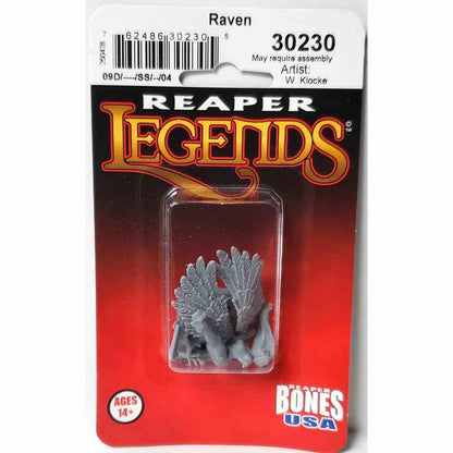 RPR30230 Raven Miniature Figure 25mm Heroic Scale Reaper Bones USA