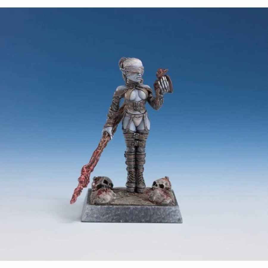 RPR30245 Dark Elf Sorceress Miniature Figure 25mm Heroic Scale Reaper Bones USA