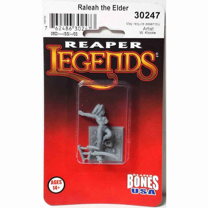RPR30247 Raleah the Elder Miniature Figure 25mm Heroic Scale Reaper Bones USA