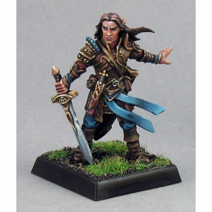 RPR60005 Arael Half Elf Cleric Miniature 25mm Heroic Scale Pathfinder