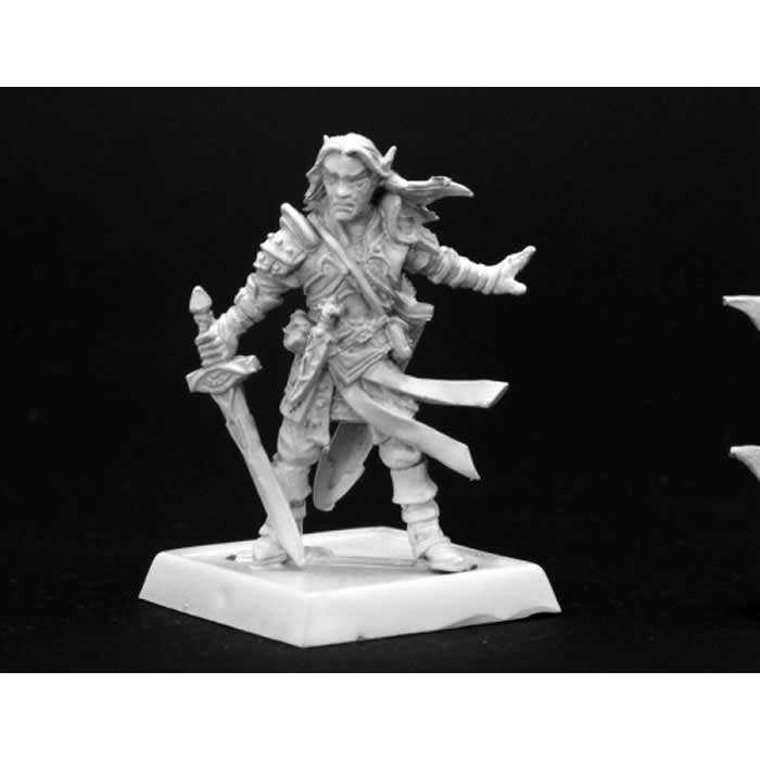 RPR60005 Arael Half Elf Cleric Miniature 25mm Heroic Scale Pathfinder