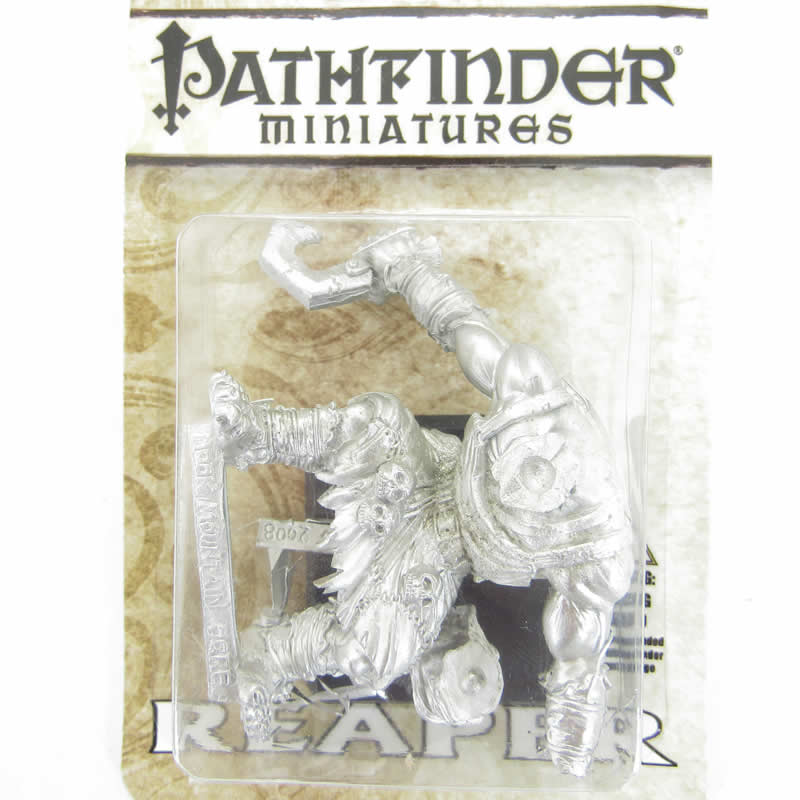 RPR60008 Hook Mountain Ogre No 1 Miniature 25mm Heroic Scale Pathfinder Series Reaper Miniatures