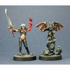 RPR60012 Nualia and Erylium Demon Miniature 25mm Heroic Scale Pathfinder Series Reaper Miniatures