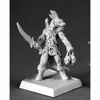 RPR60074 Serpentfolk Warrior Miniatures 25mm Heroic Scale Pathfinder