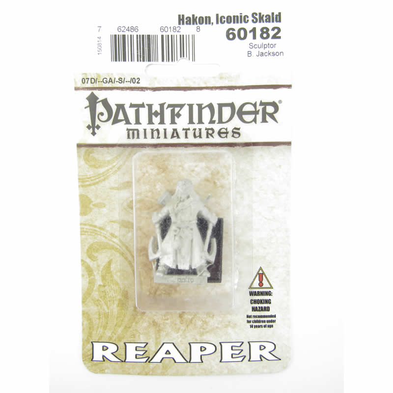 RPR60182 Hakon Iconic Skald Miniatures 25mm Heroic Scale Pathfinder