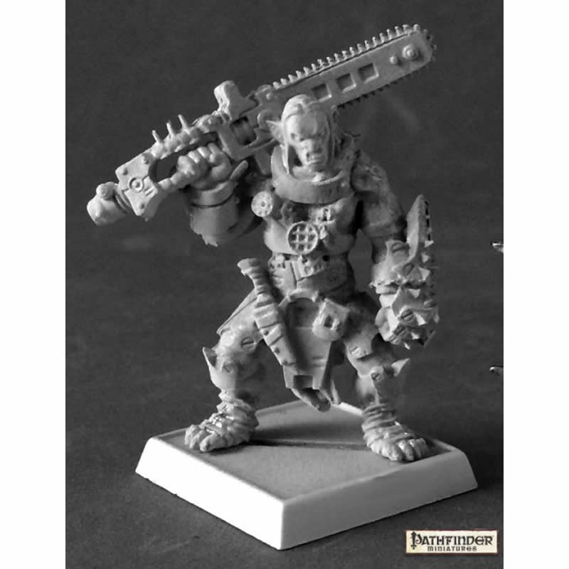 RPR60185 Kulgara Orc Barbarian Miniatures 25mm Heroic Scale Pathfinder