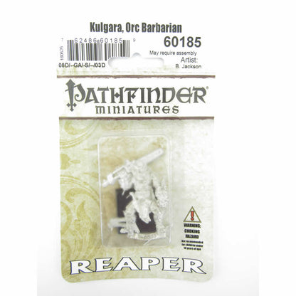 RPR60185 Kulgara Orc Barbarian Miniatures 25mm Heroic Scale Pathfinder