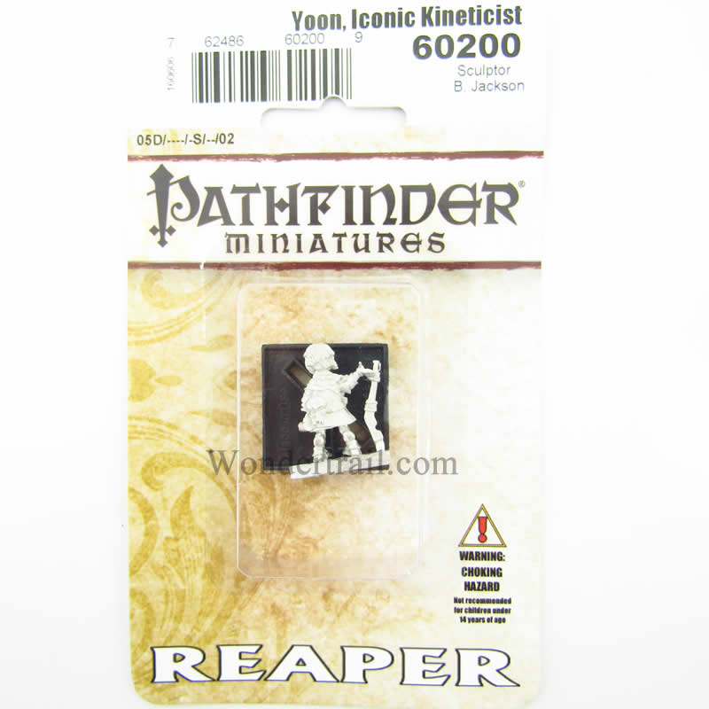 RPR60200 Yoon Iconic Kineticist Miniature 25mm Heroic Scale Pathfinder